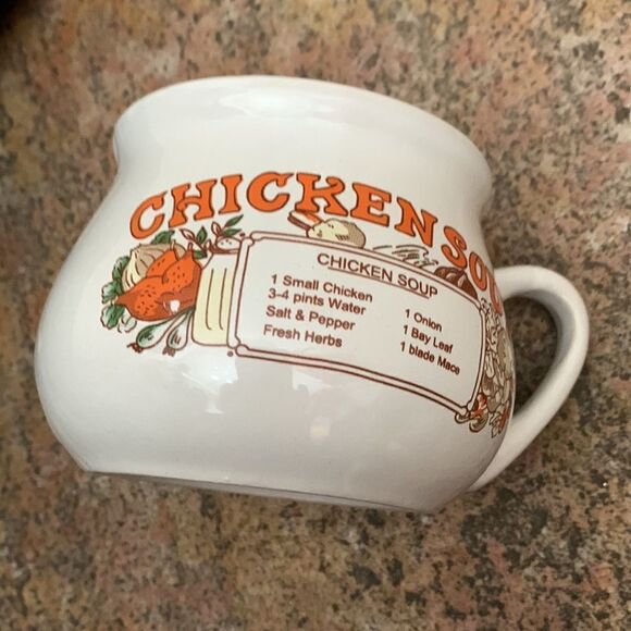 Fine Life Deluxe Soup Mug Set Recipes On Mugs Beginners Advanced  Cooks Set 2 - Picture 6 of 9